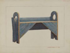 Wagon Bench, c. 1938. Creator: Vincent P. Rosel