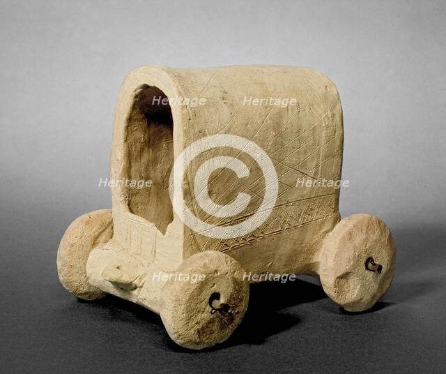 Wagon model, c2000BC. Artist: Unknown.