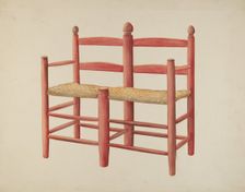 Wagon Seat, c. 1940. Creator: Manford Shattuck