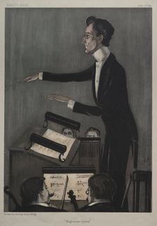 Wagnerian Opera. Creator: Leslie Matthew (Spy) Ward (British, 1851-1922); Vincent, Day and Son Ltd., lith