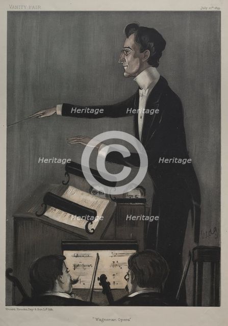 Wagnerian Opera. Creator: Leslie Matthew (Spy) Ward (British, 1851-1922); Vincent, Day and Son Ltd., lith.