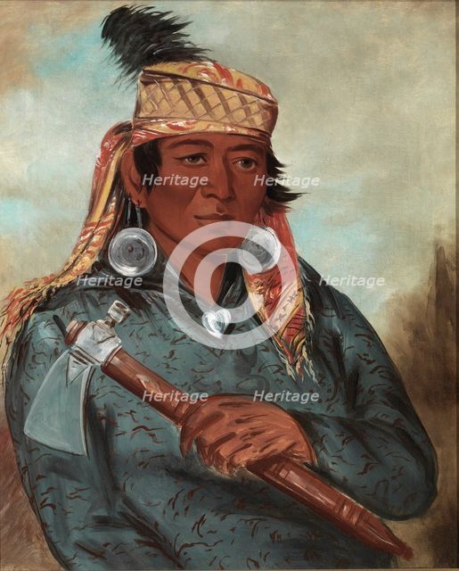 Wáh-pe-say, The White, 1830. Creator: George Catlin.