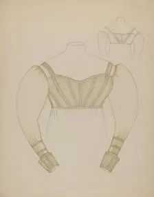 Waist, c. 1936. Creator: Sylvia DeZon
