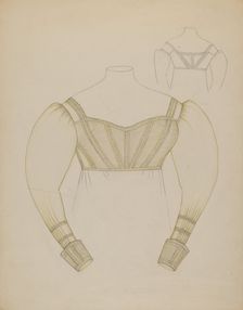 Waist, c. 1936. Creator: Sylvia DeZon