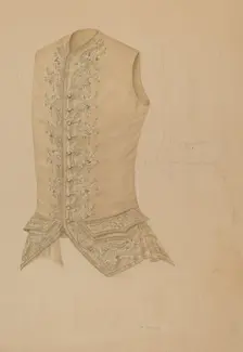 Waistcoat, 1935/1942. Creator: Margaret Concha
