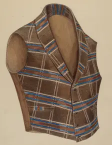 Waistcoat, 1935/1942. Creator: Julie C Brush
