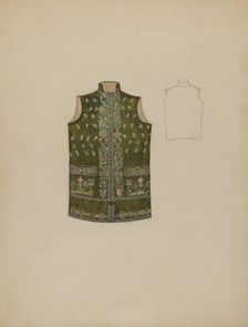 Waistcoat, 1935/1942. Creator: Rosalia Lane