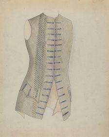 Waistcoat, 1935/1942. Creator: Unknown