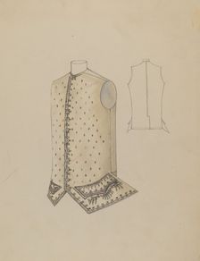 Waistcoat, 1935/1942. Creator: Unknown