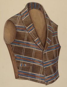 Waistcoat, 1935/1942. Creator: Julie C Brush