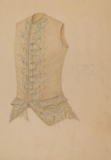 Waistcoat, 1935/1942. Creator: Margaret Concha