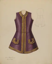 Waistcoat, 1937. Creator: Louis Maldarelli