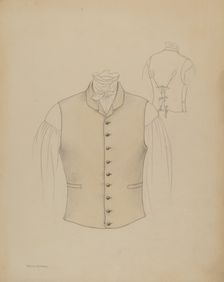 Waistcoat, c. 1936. Creator: Melita Hofmann