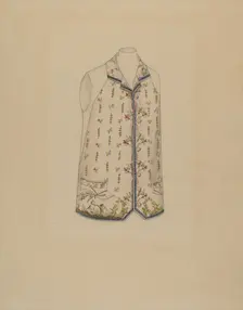 Waistcoat, c. 1936. Creator: Nancy Crimi