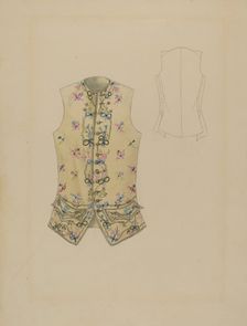 Waistcoat, c. 1936. Creator: Bessie Forman