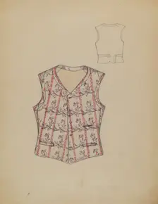 Waistcoat, c. 1936. Creator: Dorothy Gernon