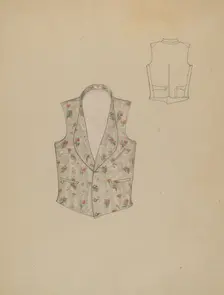Waistcoat, c. 1936. Creator: Dorothy Gernon