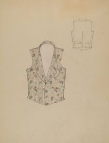 Waistcoat, c. 1936. Creator: Dorothy Gernon