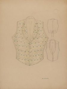 Waistcoat, c. 1937. Creator: Margaret Concha