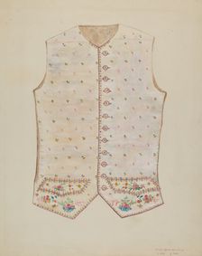 Waistcoat, c. 1937. Creator: Ann Gene Buckley