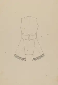 Waistcoat, c. 1937. Creator: Louis Maldarelli