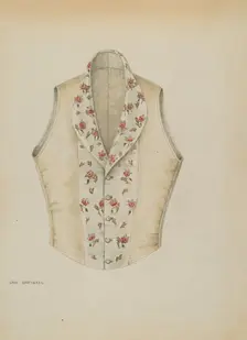 Waistcoat, c. 1937. Creator: Sara Garfinkel