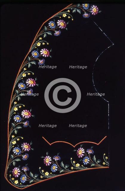 Waistcoat Design, England, 1830s/40s. Creator: Unknown.