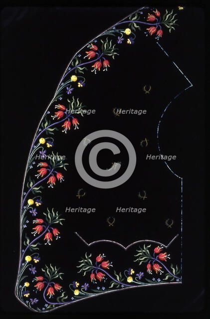 Waistcoat Design, England, 1830s/40s. Creator: Unknown.