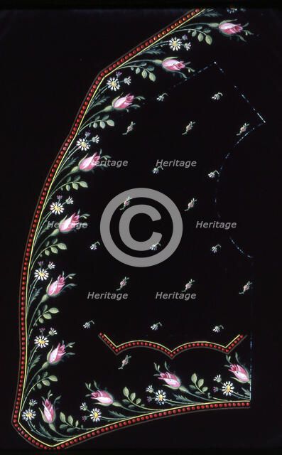 Waistcoat Design, England, 1830s/40s. Creator: Unknown.