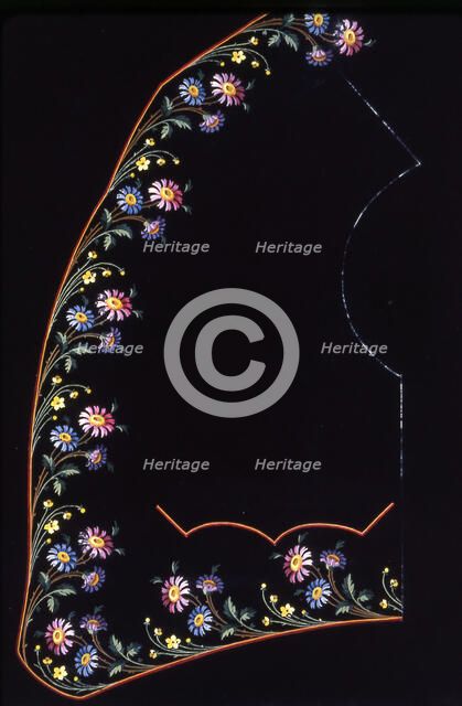 Waistcoat Design, England, 1830s/40s. Creator: Unknown.