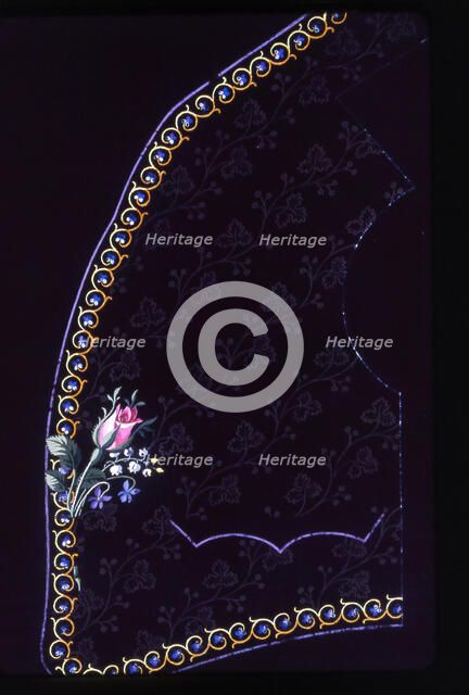 Waistcoat Design, England, 1830s/40s. Creator: Unknown.