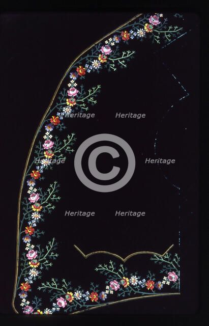 Waistcoat Design, England, 1830s/40s. Creator: Unknown.
