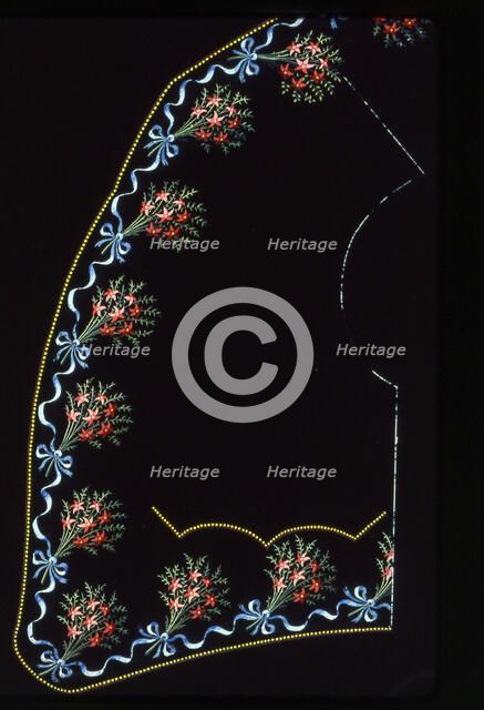 Waistcoat Design, England, 1830s/40s. Creator: Unknown.