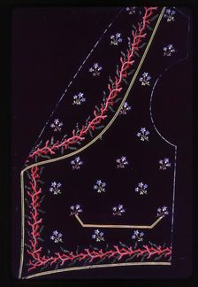 Waistcoat Design, England, 1830s/40s. Creator: Unknown