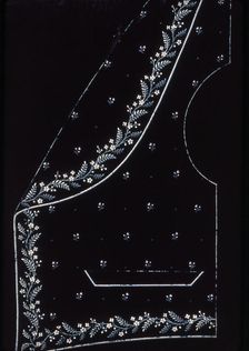 Waistcoat Design, England, 1830s/40s. Creator: Unknown