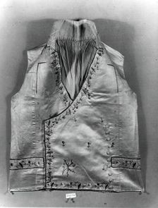 Waistcoat, England, 1775/1800. Creator: Unknown