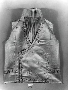 Waistcoat, England, 1775/1800. Creator: Unknown