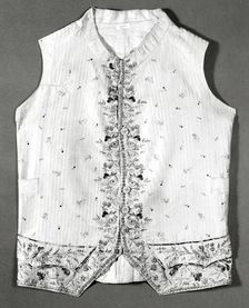 Waistcoat, England, 18th century. Creator: Unknown