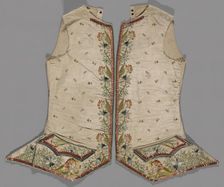 Waistcoat, France, 1750/1800. Creator: Unknown