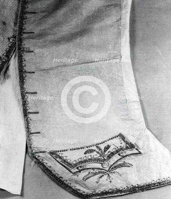 Waistcoat, France, 1775/1800. Creator: Unknown.