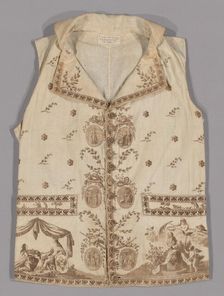 Waistcoat, France, 1790-92. Creator: Unknown