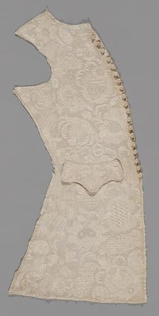 Waistcoat Front Panel, England, 1720-40. Creator: Unknown