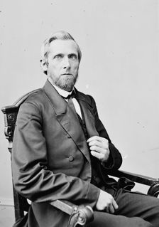 Waitman Thomas Willey of West Virginia, between 1855 and 1865. Creator: Unknown