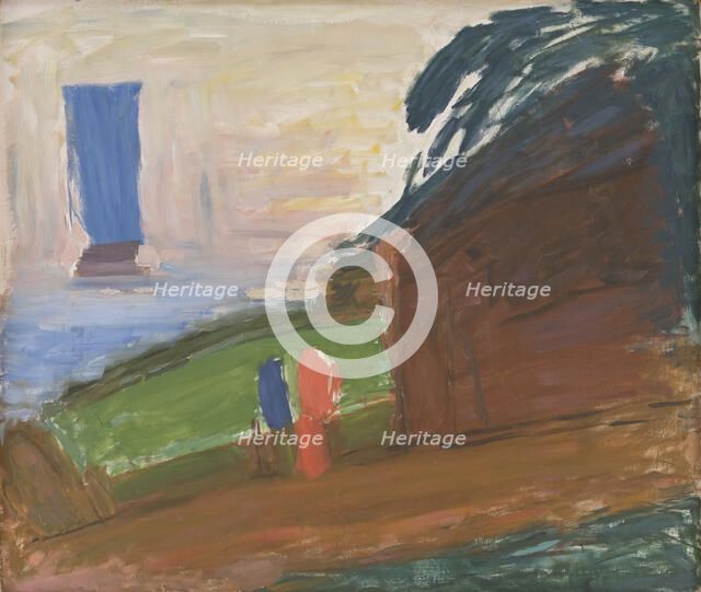 Waiting, 1893-1934. Creator: Carl Kylberg.