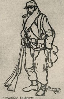 Waiting 1915, (1924). Creator: Bruyer