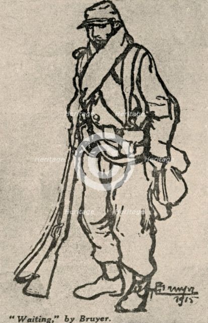 'Waiting', 1915, (1924). Creator: Bruyer.