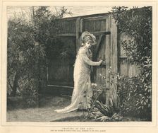"Waiting at the Gate", 1877. Creator: Charles Roberts