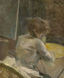 Waiting, c1887. Creator: Henri de Toulouse-Lautrec