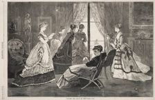 Waiting for Calls on New Year's Day, 1869. Creator: Winslow Homer (American, 1836-1910)