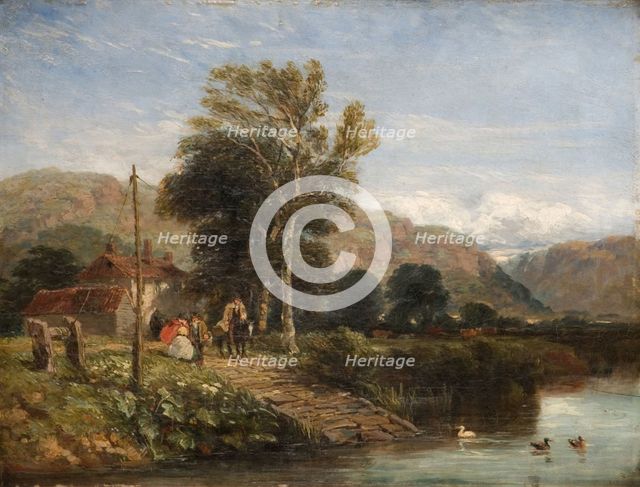 Waiting for the Ferry, 1845. Creator: David Cox the elder.